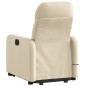 vidaXL Elektrischer Massagesessel mit Aufstehhilfe Creme Stoff vidaXL Elektrischer Massagesessel mit Aufstehhilfe Creme Stoff
