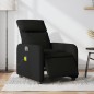 vidaXL Massagesessel Elektrisch Schwarz Stoff vidaXL Massagesessel Elektrisch Schwarz Stoff