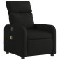 vidaXL Massagesessel Elektrisch Schwarz Stoff vidaXL Massagesessel Elektrisch Schwarz Stoff