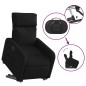 vidaXL Relaxsessel mit Aufstehhilfe Schwarz Stoff vidaXL Relaxsessel mit Aufstehhilfe Schwarz Stoff