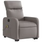 vidaXL Massagesessel mit Aufstehhilfe Taupe Stoff vidaXL Massagesessel mit Aufstehhilfe Taupe Stoff