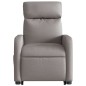 vidaXL Massagesessel mit Aufstehhilfe Taupe Stoff vidaXL Massagesessel mit Aufstehhilfe Taupe Stoff