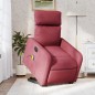 vidaXL Elektrischer Massagesessel mit Aufstehhilfe Weinrot Stoff vidaXL Elektrischer Massagesessel mit Aufstehhilfe Weinrot Stoff