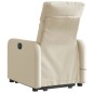 vidaXL Elektrischer Massagesessel mit Aufstehhilfe Creme Stoff vidaXL Elektrischer Massagesessel mit Aufstehhilfe Creme Stoff