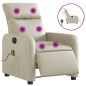 vidaXL Massagesessel Elektrisch Creme Kunstleder vidaXL Massagesessel Elektrisch Creme Kunstleder