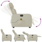 vidaXL Massagesessel Elektrisch Creme Kunstleder vidaXL Massagesessel Elektrisch Creme Kunstleder