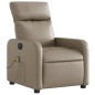 vidaXL Massagesessel Elektrisch Cappuccino-Braun Kunstleder vidaXL Massagesessel Elektrisch Cappuccino-Braun Kunstleder