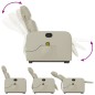 vidaXL Massagesessel mit Aufstehhilfe Creme Kunstleder vidaXL Massagesessel mit Aufstehhilfe Creme Kunstleder