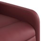 vidaXL Massagesessel mit Aufstehhilfe Weinrot Kunstleder vidaXL Massagesessel mit Aufstehhilfe Weinrot Kunstleder