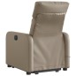 vidaXL Massagesessel mit Aufstehhilfe Cappuccino-Braun Kunstleder vidaXL Massagesessel mit Aufstehhilfe Cappuccino-Braun Kunstleder