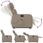 vidaXL Massagesessel mit Aufstehhilfe Cappuccino-Braun Kunstleder vidaXL Massagesessel mit Aufstehhilfe Cappuccino-Braun Kunstleder