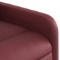 vidaXL Massagesessel mit Aufstehhilfe Elektrisch Weinrot Kunstleder vidaXL Massagesessel mit Aufstehhilfe Elektrisch Weinrot Kunstleder