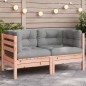 vidaXL Garten-Ecksofa mit Kissen Massivholz Douglasie vidaXL Garten-Ecksofa mit Kissen Massivholz Douglasie