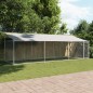vidaXL Hundezwinger mit Dach und Tür Grau 6x2x2 m Verzinkter Stahl vidaXL Hundezwinger mit Dach und Tür Grau 6x2x2 m Verzinkter Stahl
