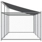 vidaXL Hundezwinger mit Dach und Tür Grau 6x2x2 m Verzinkter Stahl vidaXL Hundezwinger mit Dach und Tür Grau 6x2x2 m Verzinkter Stahl