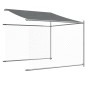 vidaXL Hundezwinger mit Dach und Tür Grau 6x2x2 m Verzinkter Stahl vidaXL Hundezwinger mit Dach und Tür Grau 6x2x2 m Verzinkter Stahl