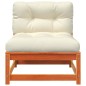 vidaXL Gartensofa ohne Armlehnen mit Kissen und Hocker vidaXL Gartensofa ohne Armlehnen mit Kissen und Hocker