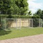 vidaXL Hundezwinger mit Türen Grau 6x2x1,5 m Verzinkter Stahl vidaXL Hundezwinger mit Türen Grau 6x2x1,5 m Verzinkter Stahl