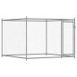 vidaXL Hundezwinger mit Türen Grau 6x2x1,5 m Verzinkter Stahl vidaXL Hundezwinger mit Türen Grau 6x2x1,5 m Verzinkter Stahl