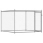 vidaXL Hundezwinger mit Türen Grau 10x2x1,5 m Verzinkter Stahl vidaXL Hundezwinger mit Türen Grau 10x2x1,5 m Verzinkter Stahl