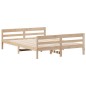 vidaXL Massivholzbett ohne Matratze 140x200 cm Kiefernholz vidaXL Massivholzbett ohne Matratze 140x200 cm Kiefernholz