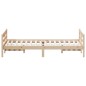 vidaXL Massivholzbett ohne Matratze 140x200 cm Kiefernholz vidaXL Massivholzbett ohne Matratze 140x200 cm Kiefernholz
