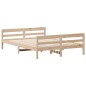 vidaXL Massivholzbett ohne Matratze 140x200 cm Kiefernholz vidaXL Massivholzbett ohne Matratze 140x200 cm Kiefernholz