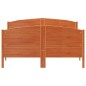 vidaXL Massivholzbett ohne Matratze Wachsbraun 140x200 cm Kiefernholz vidaXL Massivholzbett ohne Matratze Wachsbraun 140x200 cm Kiefernholz