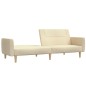 vidaXL Schlafsofa 2-Sitzer Creme Stoff vidaXL Schlafsofa 2-Sitzer Creme Stoff