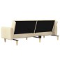 vidaXL Schlafsofa 2-Sitzer Creme Stoff vidaXL Schlafsofa 2-Sitzer Creme Stoff