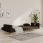 vidaXL Schlafsofa 2-Sitzer mit 2 Kissen Dunkelbraun Stoff vidaXL Schlafsofa 2-Sitzer mit 2 Kissen Dunkelbraun Stoff