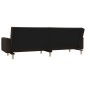 vidaXL Schlafsofa 2-Sitzer mit 2 Kissen Dunkelbraun Stoff vidaXL Schlafsofa 2-Sitzer mit 2 Kissen Dunkelbraun Stoff