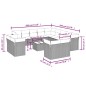 vidaXL 14-tlg. Garten-Sofagarnitur mit Kissen Beige Poly Rattan vidaXL 14-tlg. Garten-Sofagarnitur mit Kissen Beige Poly Rattan