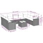 vidaXL 10-tlg. Garten-Sofagarnitur mit Kissen Beige Poly Rattan vidaXL 10-tlg. Garten-Sofagarnitur mit Kissen Beige Poly Rattan