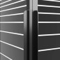 vidaXL Duschkabine mit Streifen ESG 70x70x180 cm Schwarz vidaXL Duschkabine mit Streifen ESG 70x70x180 cm Schwarz