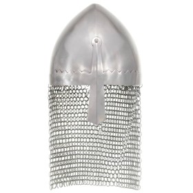 vidaXL Ritterhelm Antik Replik LARP Silbern Stahl 