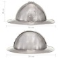 vidaXL Mittelalterlicher Ritterhelm Antik Replik LARP Silbern Stahl vidaXL Mittelalterlicher Ritterhelm Antik Replik LARP Silbern Stahl