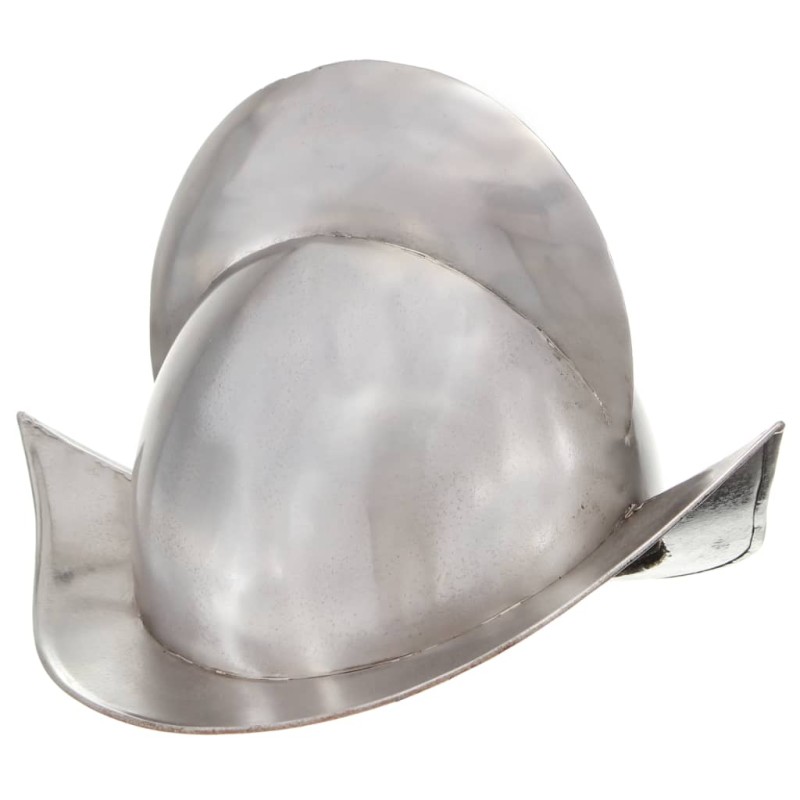 vidaXL Mittelalterlicher Ritterhelm Antik Replik LARP Silbern Stahl vidaXL Mittelalterlicher Ritterhelm Antik Replik LARP Silbern Stahl