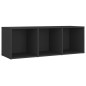 vidaXL TV-Schränke 3 Stk. Grau 107x35x37 cm Holzwerkstoff vidaXL TV-Schränke 3 Stk. Grau 107x35x37 cm Holzwerkstoff