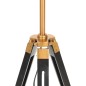 vidaXL Stativlampe Schwarz und Golden Teak Massivholz 141 cm vidaXL Stativlampe Schwarz und Golden Teak Massivholz 141 cm