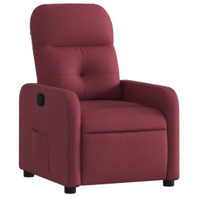vidaXL Relaxsessel Weinrot Stoff