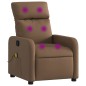 vidaXL Massagesessel Braun Stoff vidaXL Massagesessel Braun Stoff
