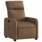 vidaXL Massagesessel Braun Stoff vidaXL Massagesessel Braun Stoff