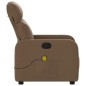 vidaXL Massagesessel Braun Stoff vidaXL Massagesessel Braun Stoff