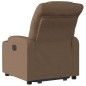 vidaXL Relaxsessel mit Aufstehhilfe Braun Stoff vidaXL Relaxsessel mit Aufstehhilfe Braun Stoff
