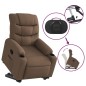vidaXL Relaxsessel mit Aufstehhilfe Braun Stoff vidaXL Relaxsessel mit Aufstehhilfe Braun Stoff