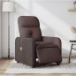 vidaXL Massagesessel Elektrisch Dunkelbraun Stoff vidaXL Massagesessel Elektrisch Dunkelbraun Stoff