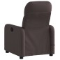vidaXL Massagesessel Elektrisch Dunkelbraun Stoff vidaXL Massagesessel Elektrisch Dunkelbraun Stoff