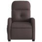 vidaXL Massagesessel Elektrisch Dunkelbraun Stoff vidaXL Massagesessel Elektrisch Dunkelbraun Stoff