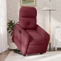 vidaXL Relaxsessel mit Aufstehhilfe Weinrot Stoff vidaXL Relaxsessel mit Aufstehhilfe Weinrot Stoff